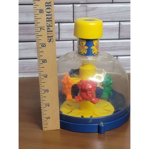 Vintage 1988 Shelcore Teddy-Go-Round Spinning Top #A53 - Picture 6 of 6